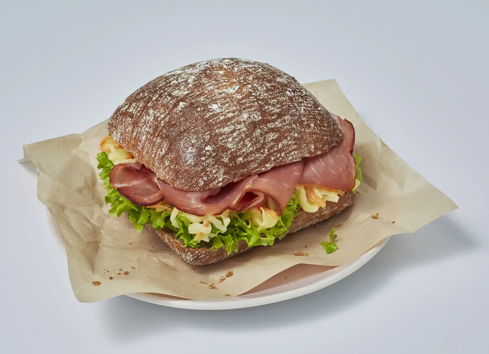 Tim Landsberg / Food / Semmel mit Schwarzwälder Schinken